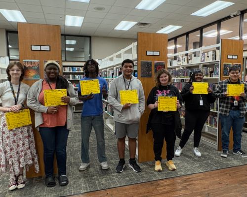  Cane Library's Top Patrons of the 1st Nine Weeks!